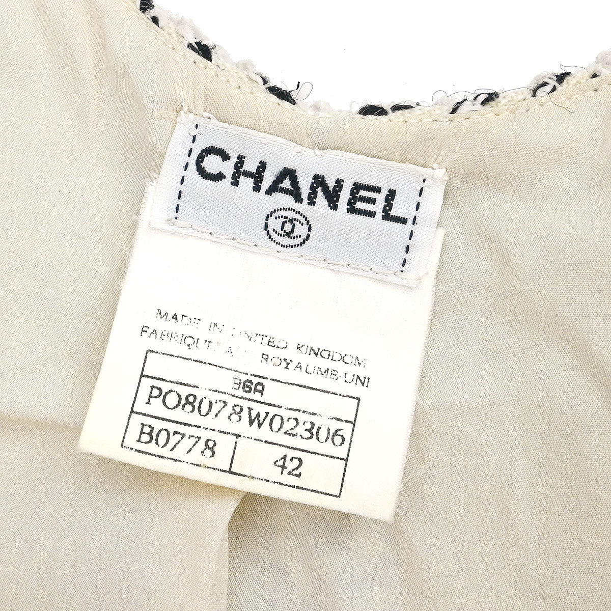 Chanel 1996 Collarless Jacket Gray #42