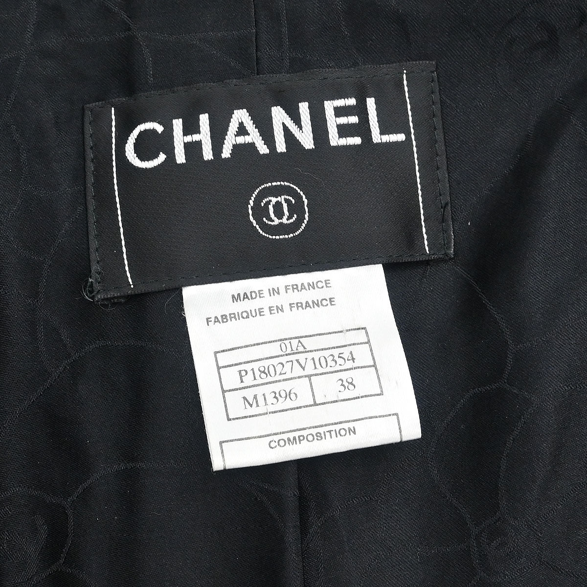 Chanel 2001 Jacket Black #38