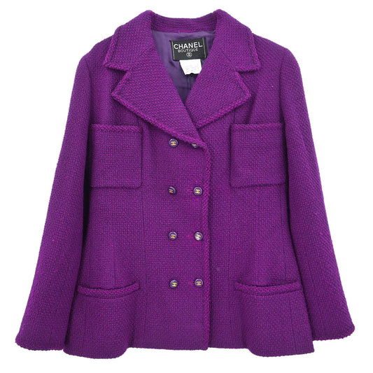 Chanel 1995 Jacket Purple #40