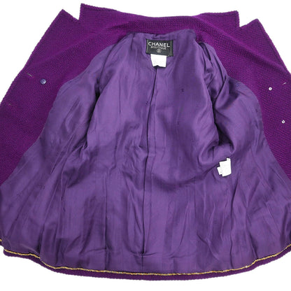 Chanel 1995 Jacket Purple #40