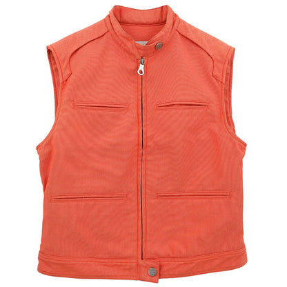 Chanel 2002 Sport Line Zip Up Jacket Orange #40