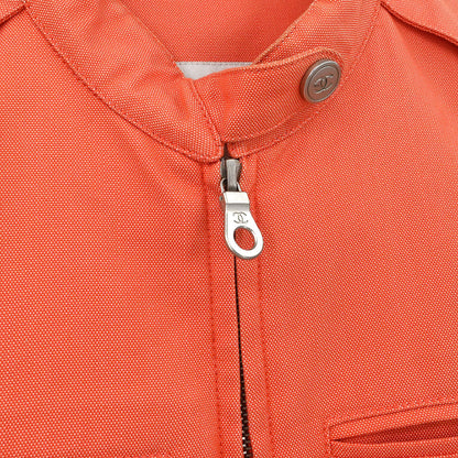 Chanel 2002 Sport Line Zip Up Jacket Orange #40