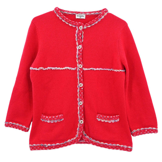 Chanel Cardigan Red