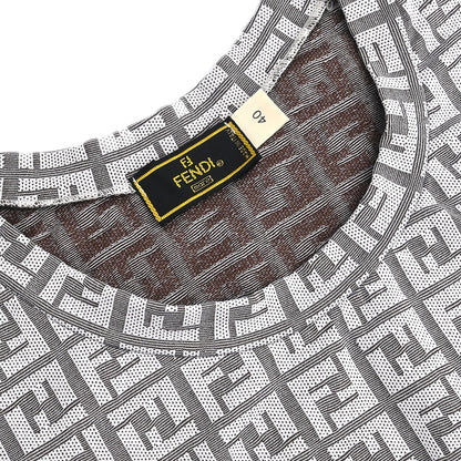 Fendi Sleeveless Dress Zucchino White #40