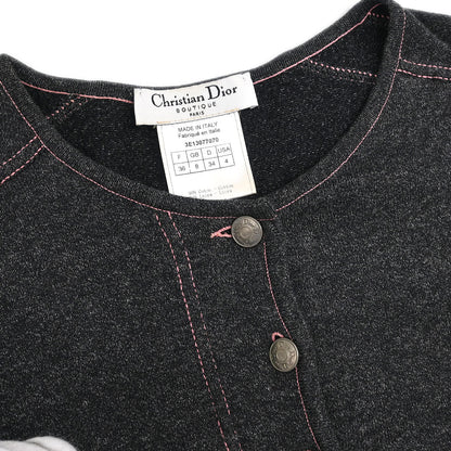 Christian Dior 2003 Setup Suit Cardigan Skirt #36 #38