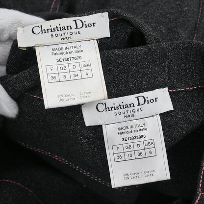 Christian Dior 2003 Setup Suit Cardigan Skirt #36 #38