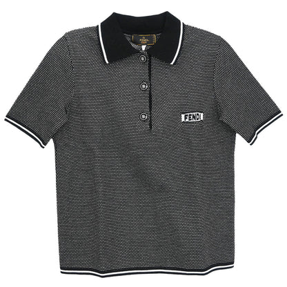 Fendi Polo Shirt Top Black #38