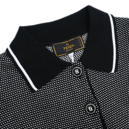 Fendi Polo Shirt Top Black #38