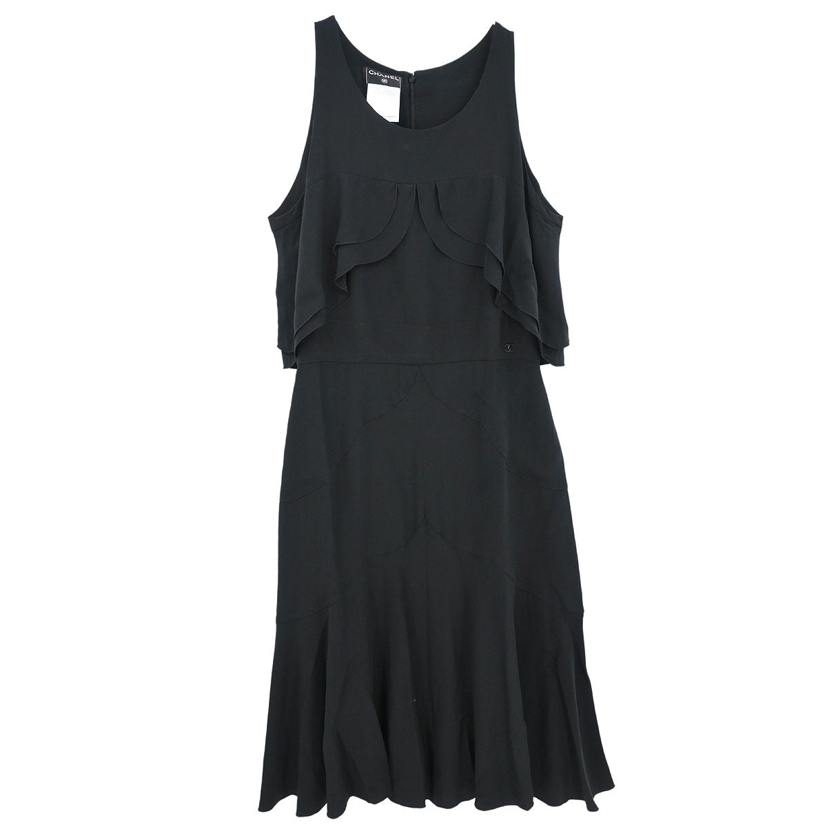 Chanel 2006 Sleeveless Dress Black #38