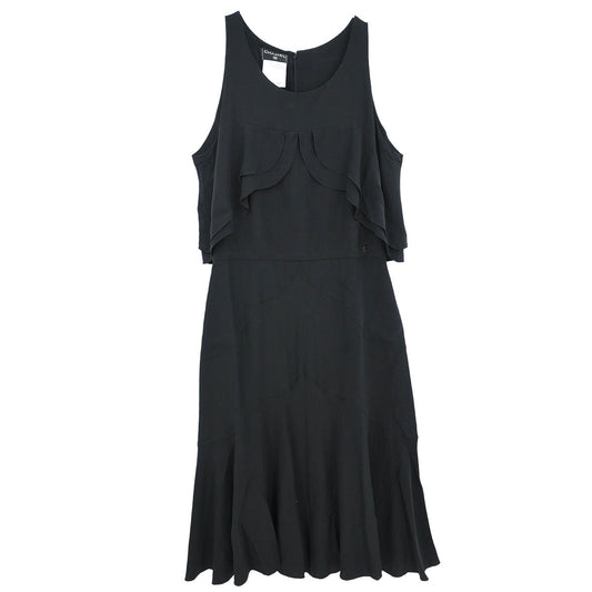Chanel 2006 Sleeveless Dress Black #38