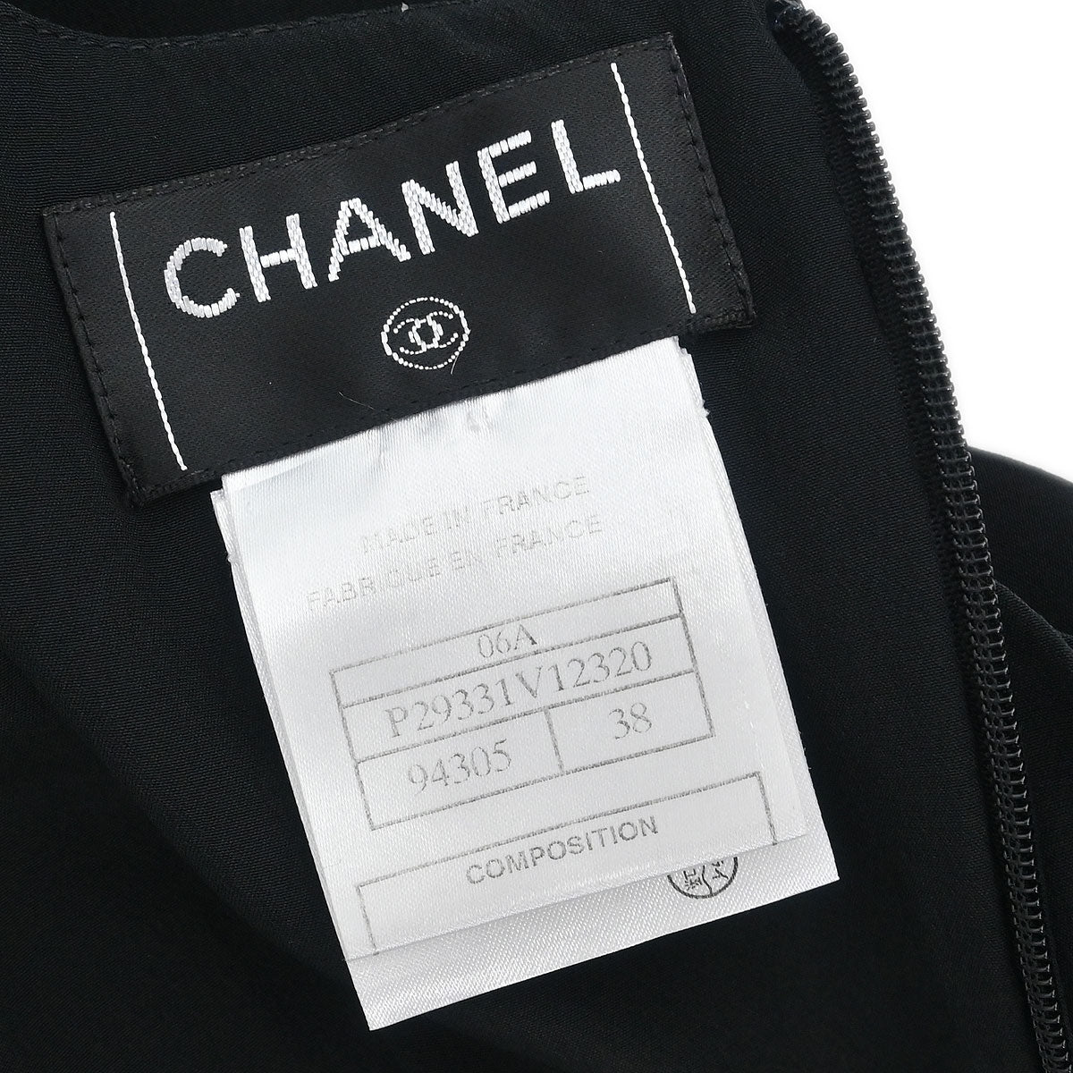 Chanel 2006 Sleeveless Dress Black #38
