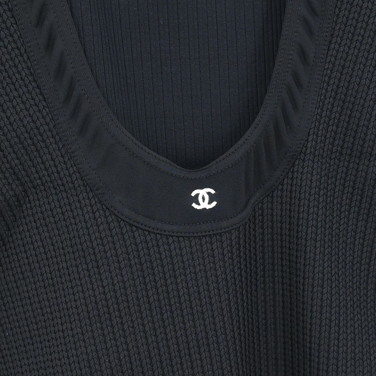 Chanel 1998 Swimwear Swimsuit Black #40
