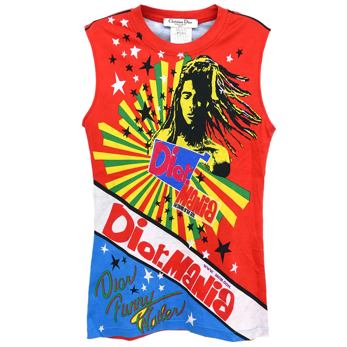 Christian Dior 2004 Sleeveless Dior Mania Red #38