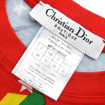 Christian Dior 2004 Sleeveless Dior Mania Red #38