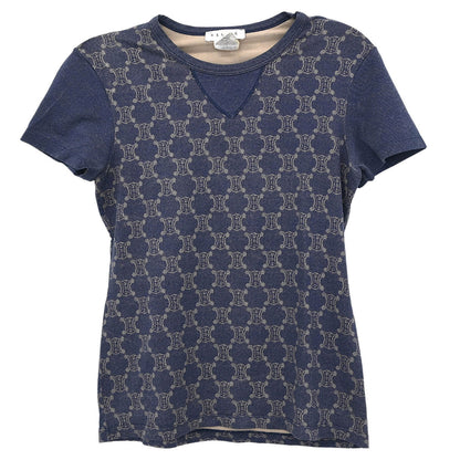 Celine Macadam T-shirt Navy #M