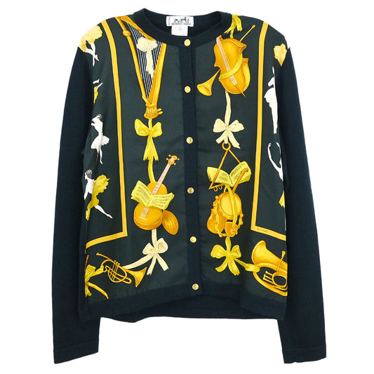 Hermes Cardigan Black #40