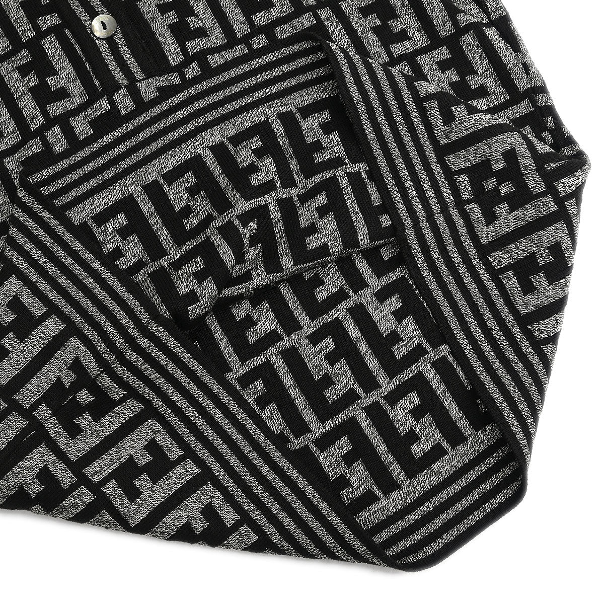 Fendi Polo Shirt Zucca Black