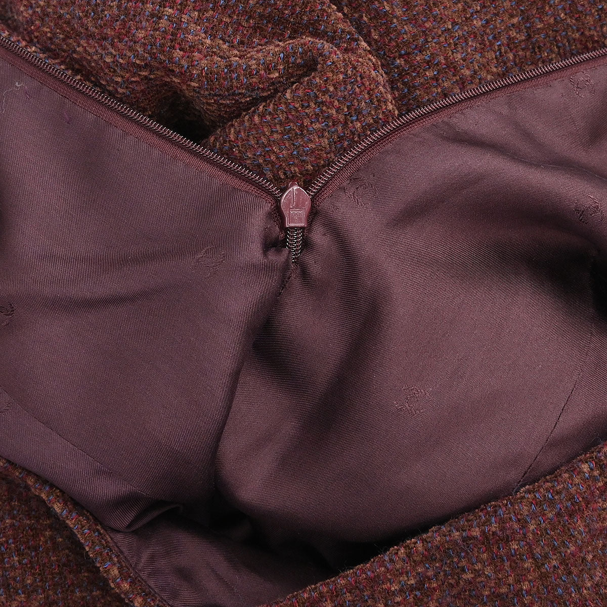 Chanel 1998 Setup Suit Jacket Skirt Brown #42