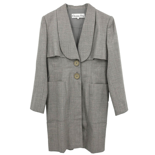 Christian Dior Single Breasted Jacket Gray #36–38