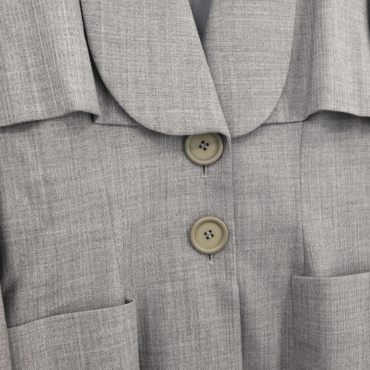 Christian Dior Single Breasted Jacket Gray #36–38