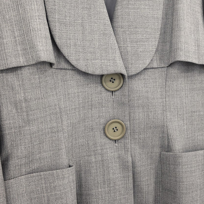 Christian Dior Single Breasted Jacket Gray #36–38