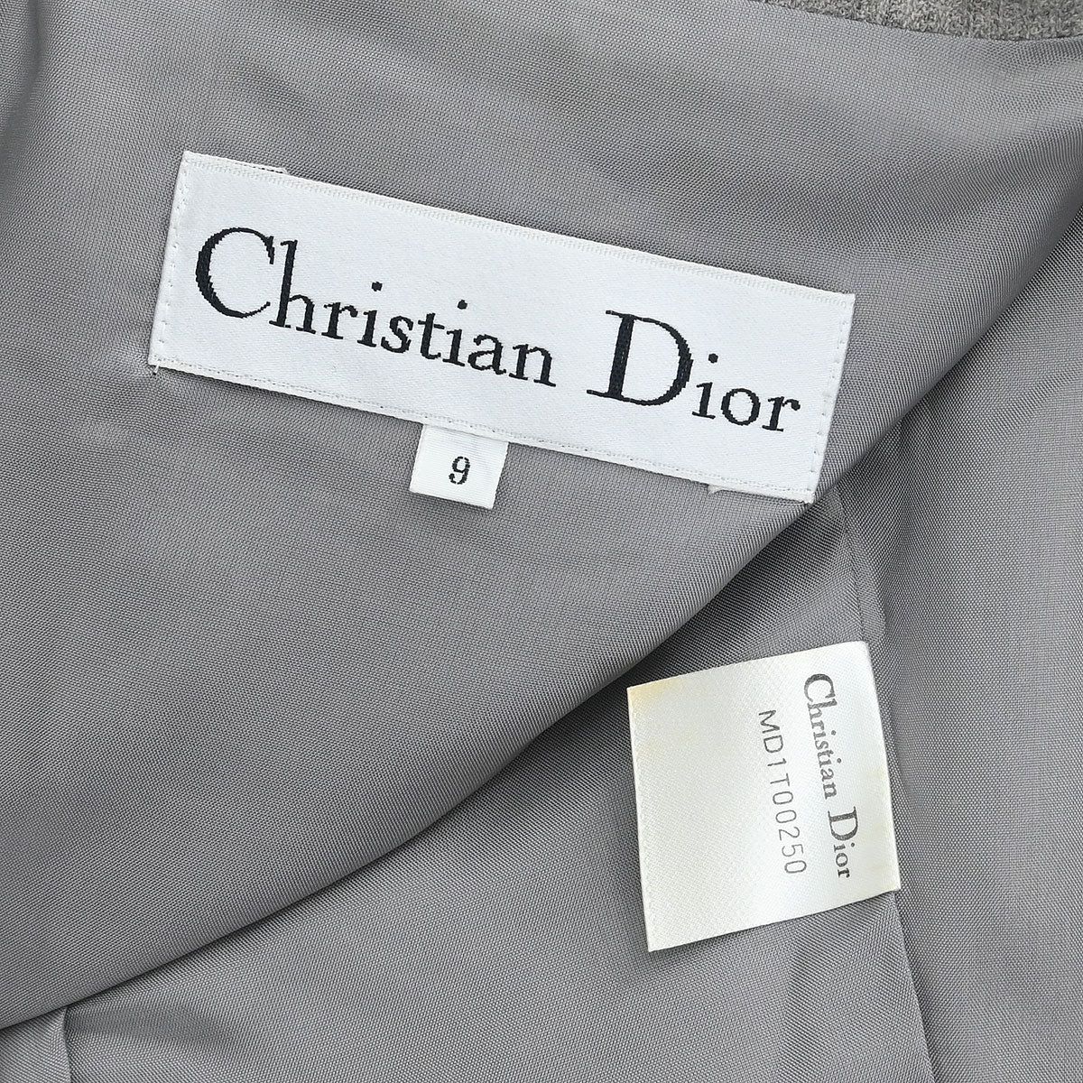 Christian Dior Single Breasted Jacket Gray #36–38