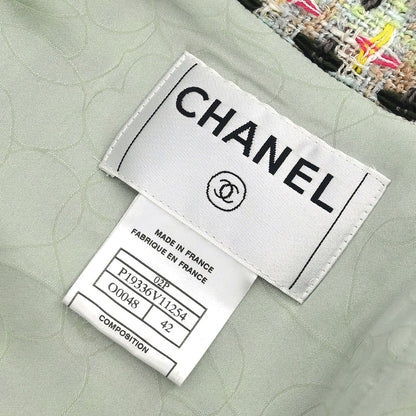 Chanel 2002 Zip Up Jacket Light Green #42