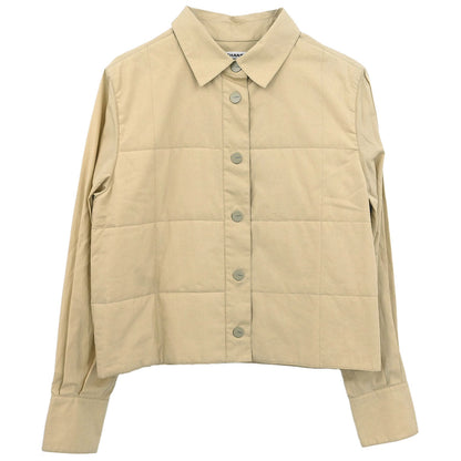 Chanel Single Breasted Jacket Beige #38