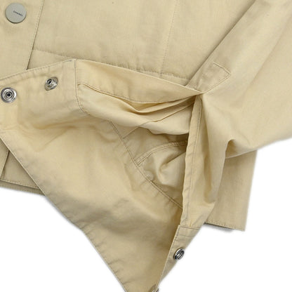 Chanel Single Breasted Jacket Beige #38