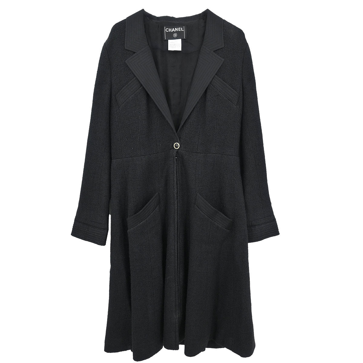 Chanel 2002 Coat Black #42