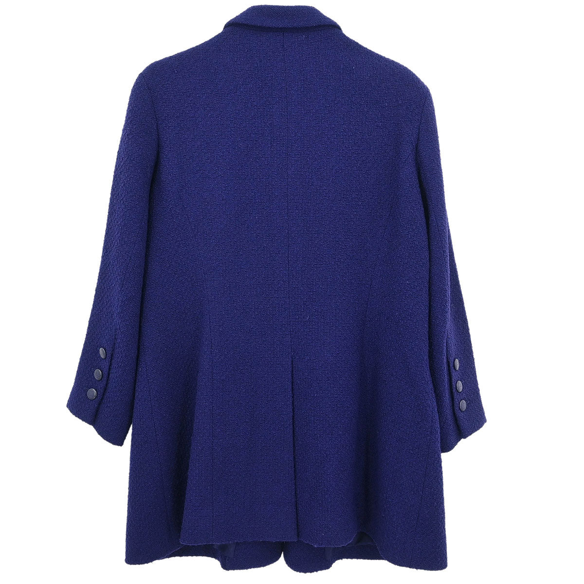 Chanel 1996 Single Breasted Jacket Navy #44