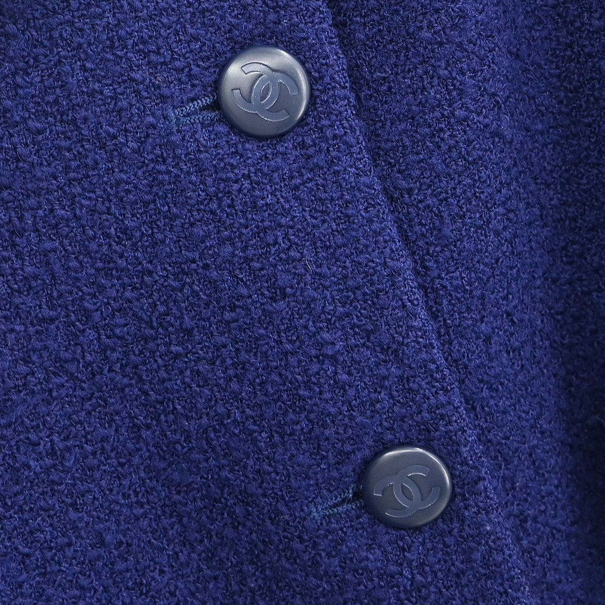 Chanel 1996 Single Breasted Jacket Navy #44