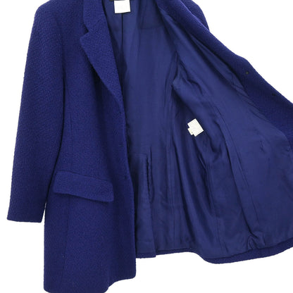 Chanel 1996 Single Breasted Jacket Navy #44