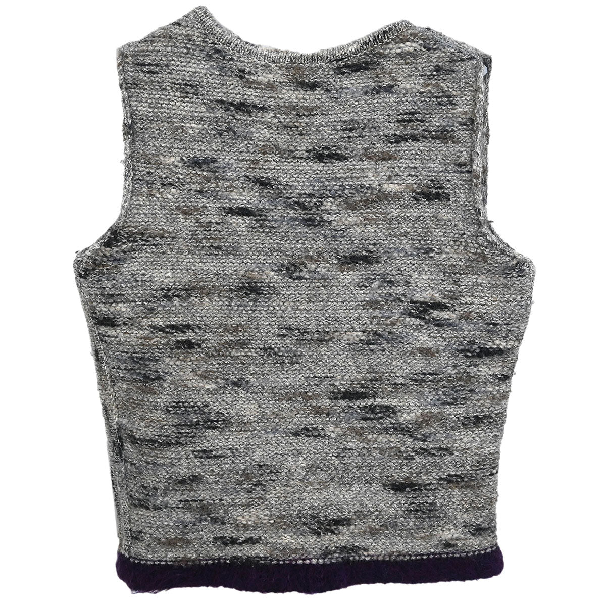 Chanel 2009 Sleeveless Jacket Vest Gray #36