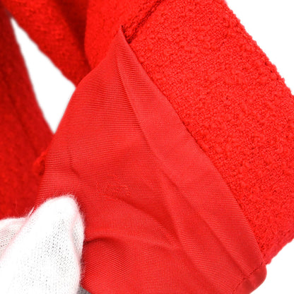 Chanel 1996 Setup Suit Jacket Skirt Red #40