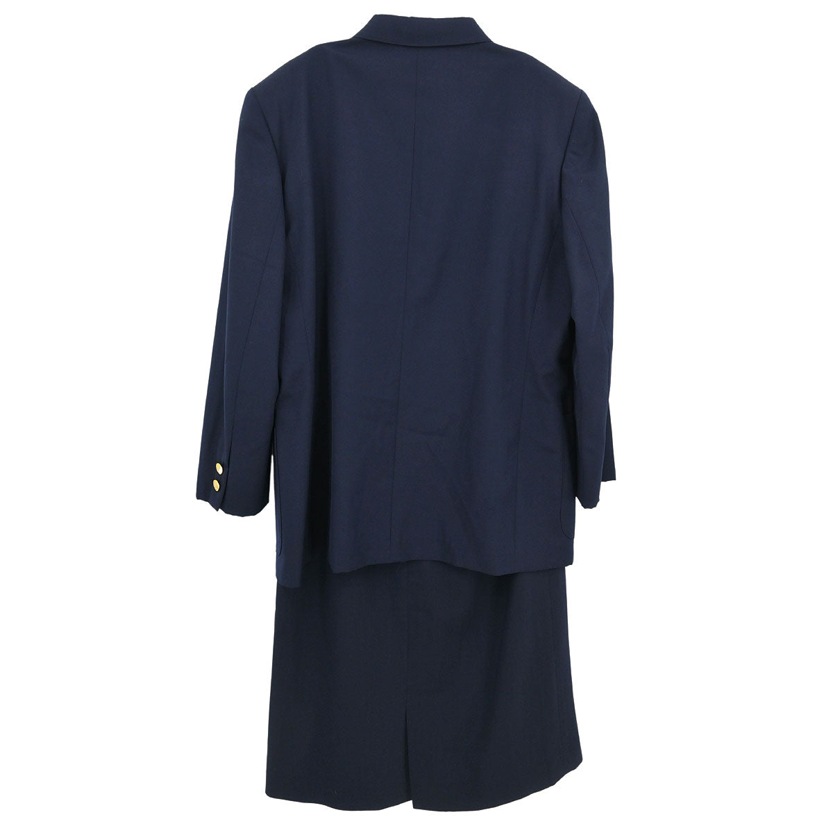 Christian Dior 2003 Setup Suit Jacket Skirt Navy #L