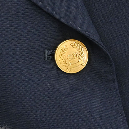 Christian Dior 2003 Setup Suit Jacket Skirt Navy #L