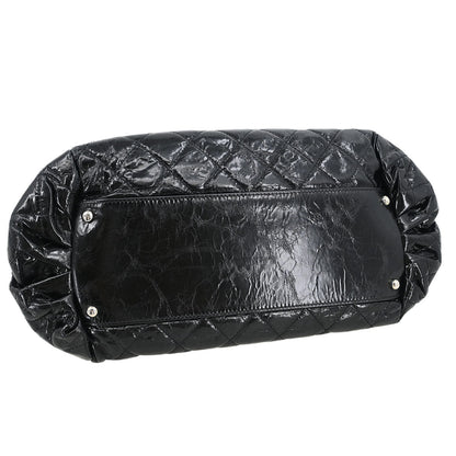 Chanel 2008-2009 Black Calfskin Portobello 2way Shoulder Handbag