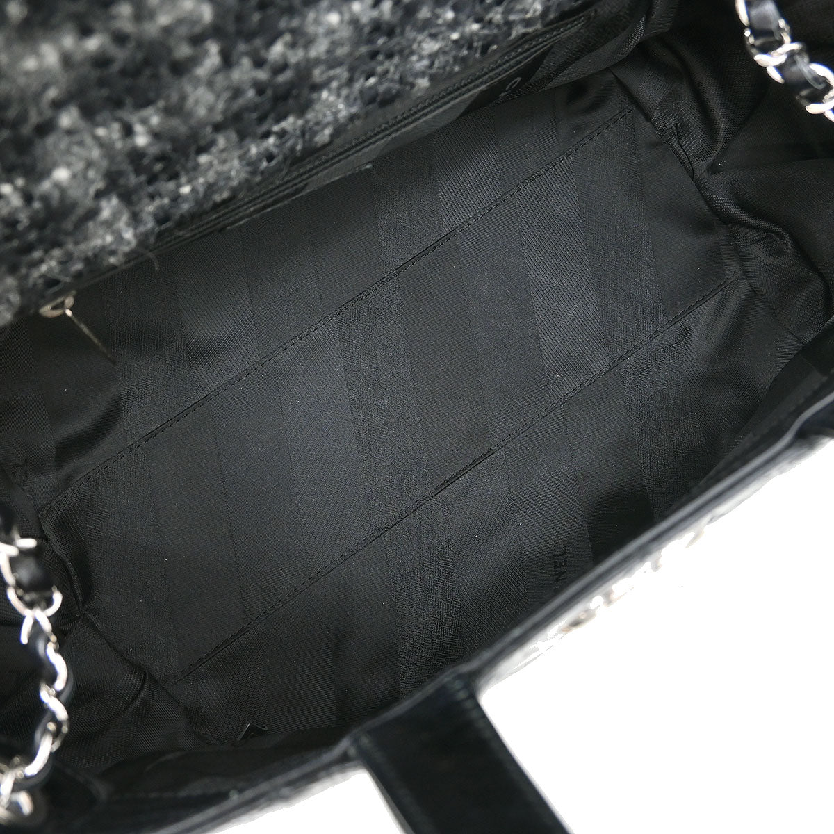 Chanel 2008-2009 Black Calfskin Portobello 2way Shoulder Handbag