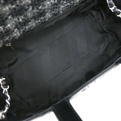 Chanel 2008-2009 Black Calfskin Portobello 2way Shoulder Handbag