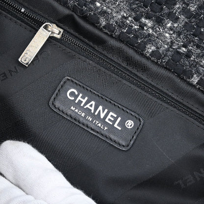 Chanel 2008-2009 Black Calfskin Portobello 2way Shoulder Handbag