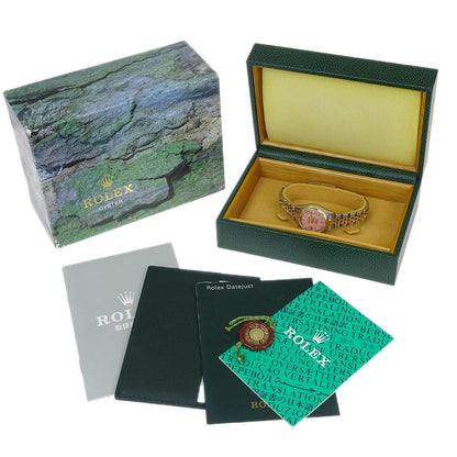 Rolex Oyster Perpetual Datejust 26mm Ref.79173OPG Watch 18KYG SS Diamond