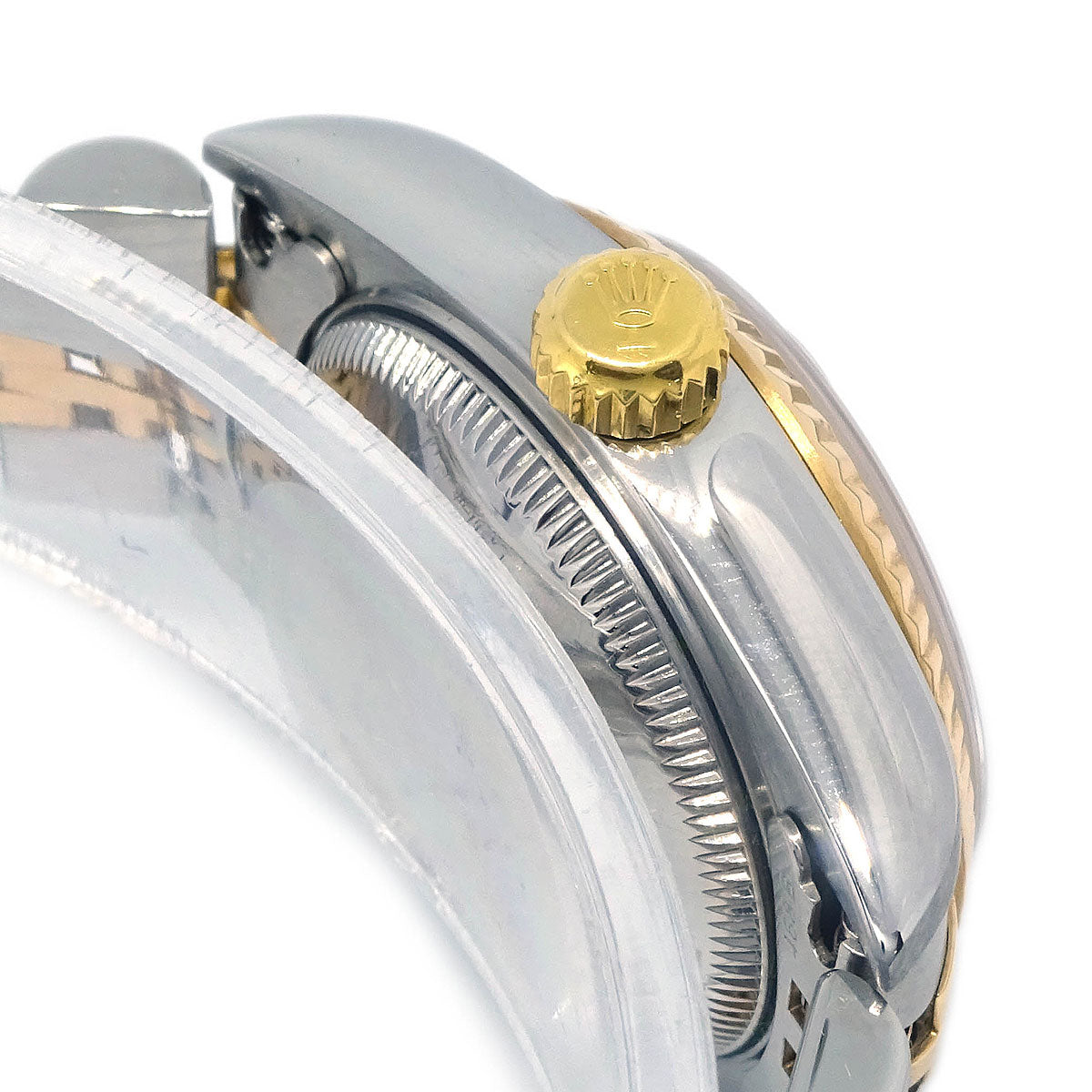 Rolex Oyster Perpetual Datejust 26mm Ref.79173OPG Watch 18KYG SS Diamond