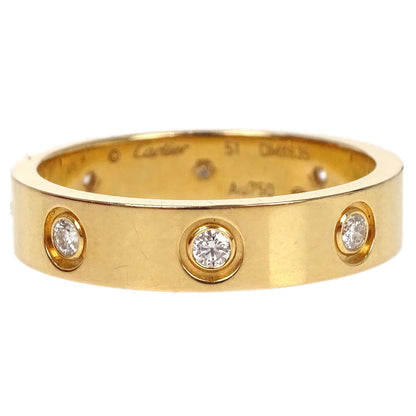 Cartier Mini Love Ring Au750 Diamond #51