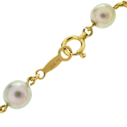 Mikimoto Bracelet 18K Genuine Pearl Gold