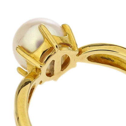 Tasaki Ring 18K Genuine Pearl Gold #49