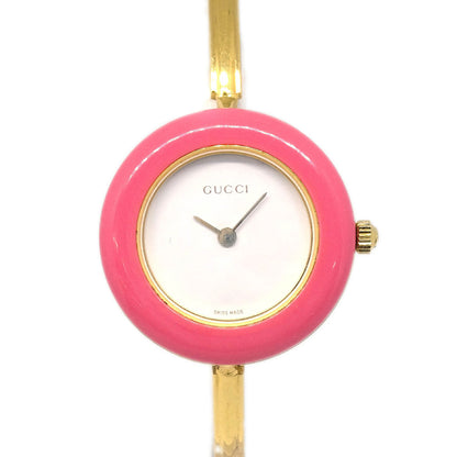 Gucci 11/12.2 Change Bezel Chameleon Quartz Watch SS