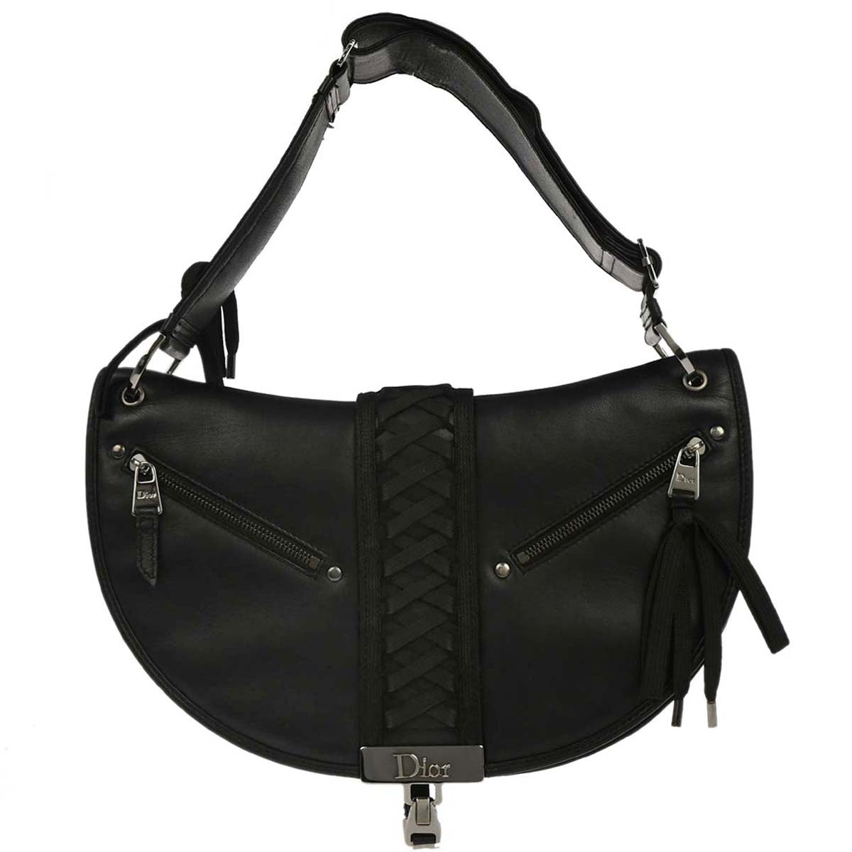 Christian Dior Black Admit It Corset Bag Handbag