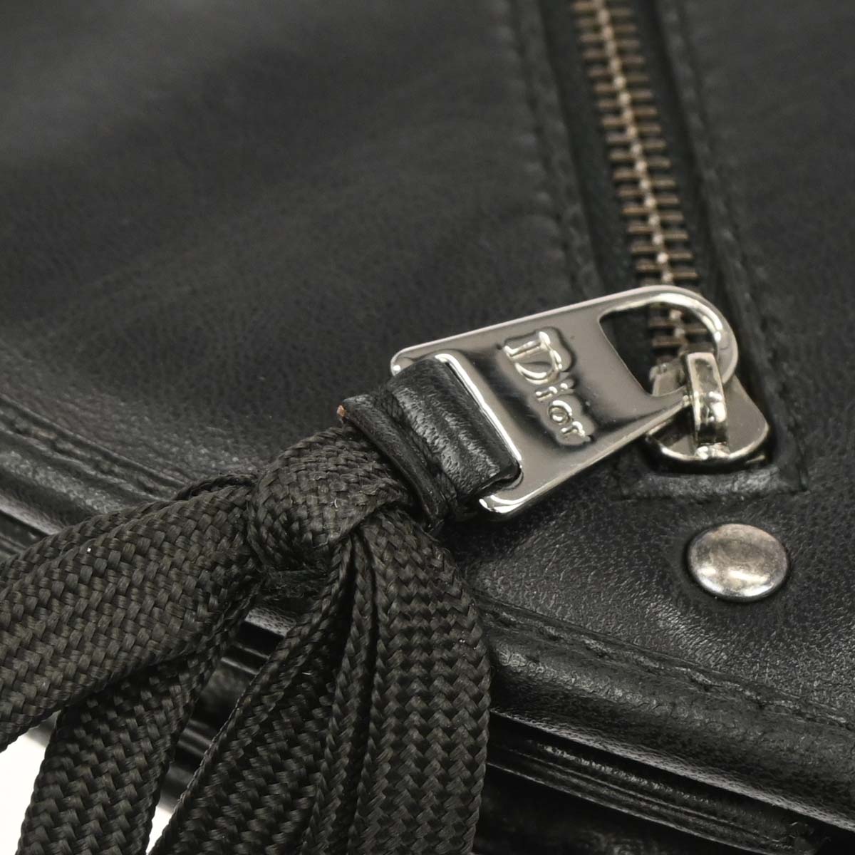 Christian Dior Black Admit It Corset Bag Handbag