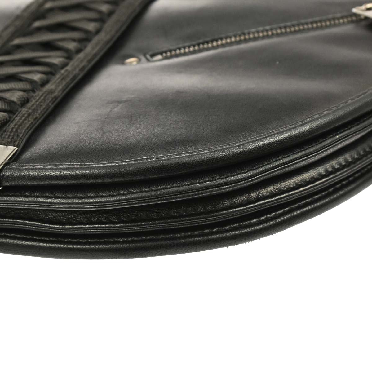 Christian Dior Black Admit It Corset Bag Handbag